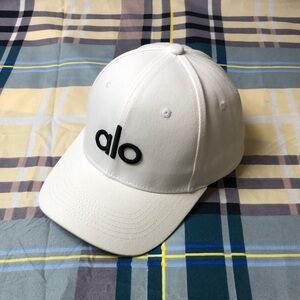 ALO Yoga Classic White and Black Hat